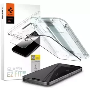 Ochranné sklo Spigen Glas.TR FC iPhone 15 Pro Max 6.7" "EZ FIT" tempered glass black frame  (AGL06879)