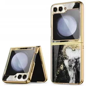 Kryt TECH-PROTECT MOOD MARBLE GALAXY Z FLIP 5 BLACK (9319456603842)