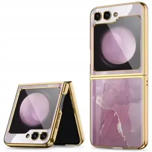 Kryt TECH-PROTECT MOOD MARBLE GALAXY Z FLIP 5 VIOLET (9319456603859)