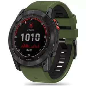 Řemínek TECH-PROTECT ICONBAND PRO GARMIN FENIX 5 / 6 / 6 PRO / 7 ARMY GREEN/BLACK (9319456605051)