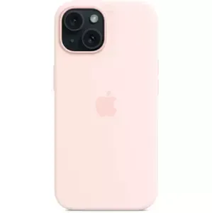Kryt Apple iPhone 15 Silicone Case with MS - Light Pink