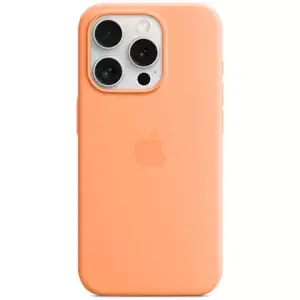 Kryt Apple iPhone 15 ProMax Silicone Case MS - Orange Sorbet