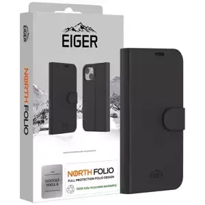 Kryt Eiger North Folio Case for Google Pixel 8 in Black