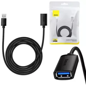 Kabel Baseus USB 3.0 Extension cable male to female, AirJoy Series, 2m (black)
