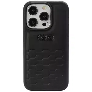 Kryt Audi GT Synthetic Leather iPhone 15 Pro Max 6.7" black hardcase (AU-TPUPCIP15PM-GT/D2-BK)