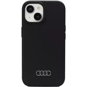 Kryt Audi Silicone Case iPhone 15 6.1" black hardcase (AU-LSRIP15-Q3/D1-BK)