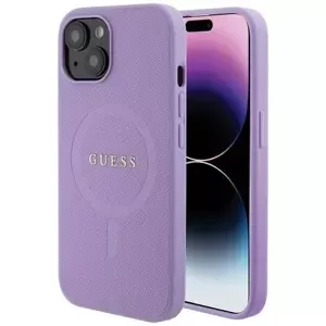 Kryt Guess GUHMP15MPSAHMCU iPhone 15 Plus 6.7" purple hardcase Saffiano MagSafe (GUHMP15MPSAHMCU)