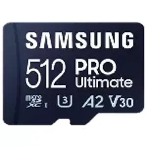 Paměťová karta Samsung PRO Ultimate/micro SDXC/512GB/200MBps/UHS-I U3 / Class 10/+ Adapter/Blue