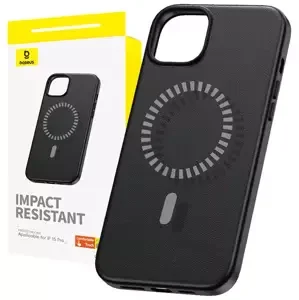 Kryt Baseus Magnetic Phone Case for iPhone 15 Pro Fauxther Series (Black)