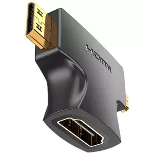 Adapter Vention HDMI - Mini/Micro HDMI Adapter 2in1 AGFB0 (Black)