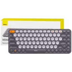 Klávesnice Baseus K01A Wireless Tri-Mode Keyboard Frosted Grey