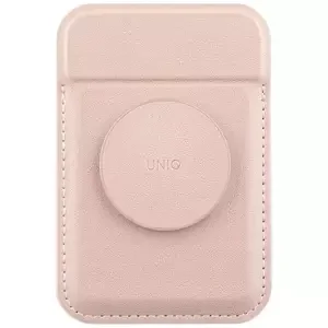 Peněženka UNIQ Flixa magnetic card wallet with stand pink MagSafe (UNIQ-FLIXA-PINK)