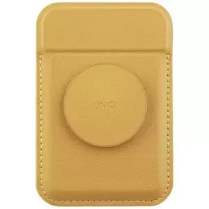 Peněženka UNIQ Flixa magnetic card wallet with stand yellow MagSafe (UNIQ-FLIXA-CYELLOW)