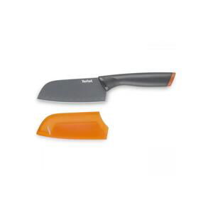 Tefal Tefal - Nerezový nůž santoku FRESH KITCHEN 12 cm šedá/oranžová