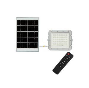 LED Venkovní solární reflektor LED/10W/3,2V IP65 4000K bílá + DO
