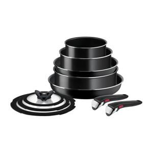 Tefal Tefal - Sada nádobí 10 ks INGENIO EASY COOK & CLEAN BLACK