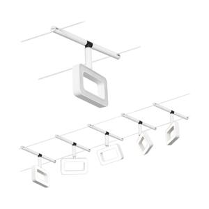 Paulmann Paulmann 94483 - SADA 5xLED/4,8W Lustr na lanku FRAME 230V bílá