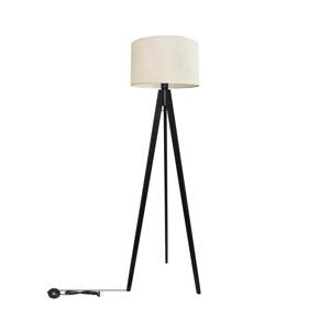 Stojací lampa ALBA 1xE27/60W/230V krémová/borovice