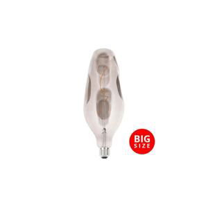 LED Žárovka FILAMENT BUMPED SMOKE BT110 E27/4W/230V 2000K