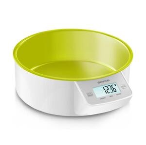 Sencor Sencor - Digitální kuchyňská váha 2xAAA bílá/zelená