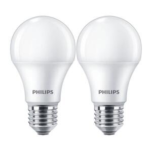 Philips SADA 2x LED Žárovka Philips A60 E27/10W/230V 4000K