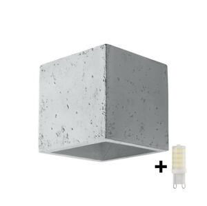 Brilagi Brilagi -  LED Nástěnné svítidlo MURO 1xG9/3,5W/230V beton