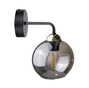 Keter Lighting Nástěnné svítidlo OSMO 1xE27/60W/230V černá/zlatá