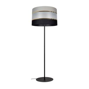 Stojací lampa CORAL 1xE27/60W/230V černá/šedá