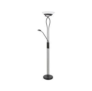 Rabalux Rabalux 4554 - Stojací lampa GAMMA TREND 2XE27/15W+1XG9/40W/230V černá