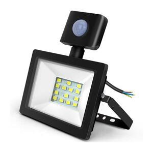 - LED Reflektor se senzorem LED/10W/230V 6400K IP65 černá