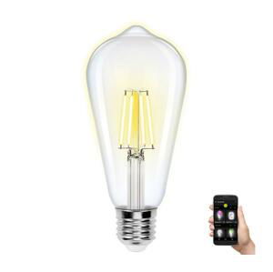 B.V. LED Stmívatelná žárovka FILAMENT ST64 E27/6W/230V 2700-6500K Wi-Fi -