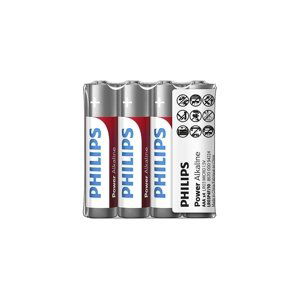 Philips Philips LR03P4F/10 - 4 ks Alkalická baterie AAA POWER ALKALINE 1,5V