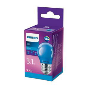Philips LED Žárovka  Philips P45 E27/3,1W/230V modrá