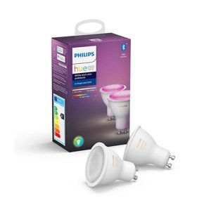 Philips SADA 2x LED Stmívatelná Philips White And Color Ambiance Hue GU10/4,3W/230V