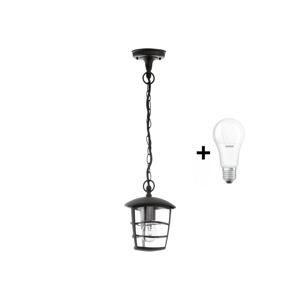 Eglo Eglo 93406 - LED Venkovní lustr ALORIA 1xE27/8,5W/230V IP44