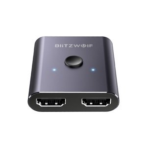 BlitzWolf BW-HDC2 Switch Box 2x 1 4K HDMI, šedý (BW-HDC2)