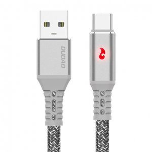Dudao L7X kabel USB / Lightning 3A 1m, šedý (L7xL Lightning)