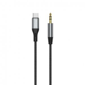 Dudao L11ProT audio kabel USB-C / 3.5mm mini jack, šedý (L11PROT)