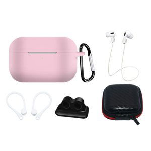 MG Case set příslušenství na Apple Airpods Pro 1/2, růžové