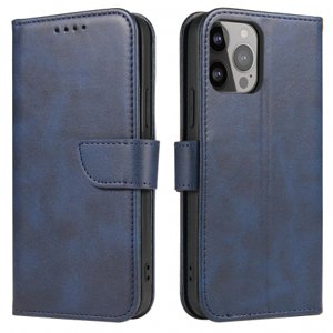 MG Magnet knížkové kožené pouzdro na Xiaomi Redmi K40 Pro / K40 / Poco F3 / Mi 11i, modré