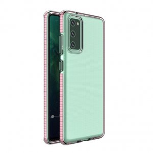 MG Spring Case silikonový kryt na Samsung Galaxy A72 4G, světlorůžový