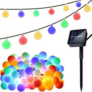 MG Garland RGB solární řetěz 50 LED 7m