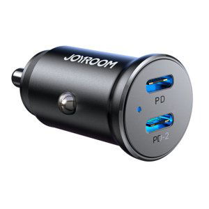 Joyroom JR-CCN06 autonabíječka 2x USB-C 30W, černá