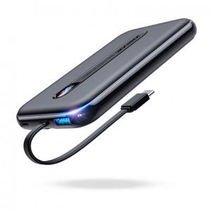 Joyroom JR-L001 Power Bank 10000mAh USB / USB-C 20W PD QC, černý (JR-L001 black)