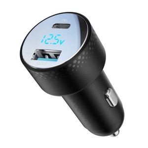 Joyroom JR-CCD01 autonabíječka USB / USB-C 53W, černá