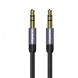 KAKU KSC-389 audio kabel 3.5mm mini jack M/M 1m, černý