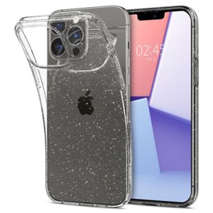 Spigen Liquid Crystal silikonový kryt na iPhone 13 Pro, glitter průsvitný (ACS03255)