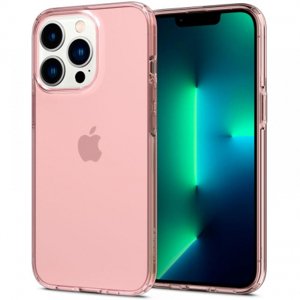 Spigen Crystal Flex silikonový kryt na iPhone 13 Pro, růžový (ACS03298)