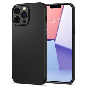 Spigen Thin Fit silikonový kryt na iPhone 13, černý (ACS03677)