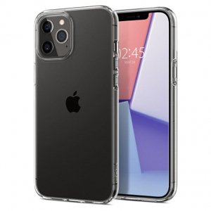 Spigen Liquid Crystal silikonový kryt na iPhone 12 Pro Max, průsvitný (ACS01613)